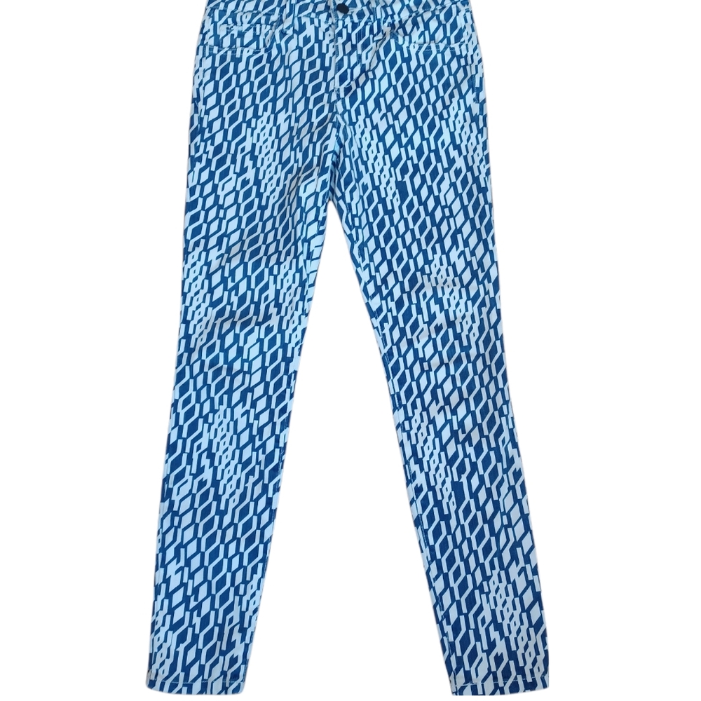 Joe's Jeans Women's Multicolor Geometric Straight Size 25